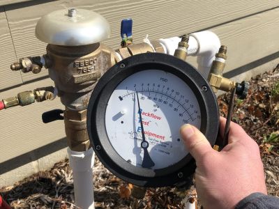 back flow testing