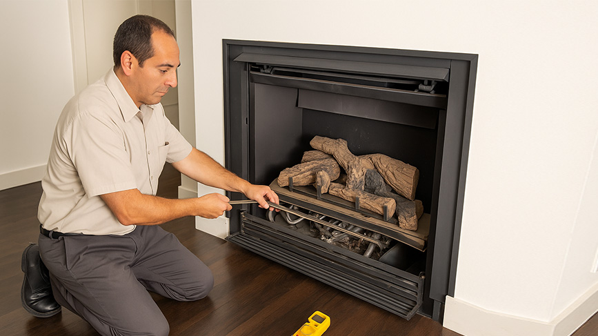 Gas Log Fireplace Installation & Repair Services Albuquerque. NM