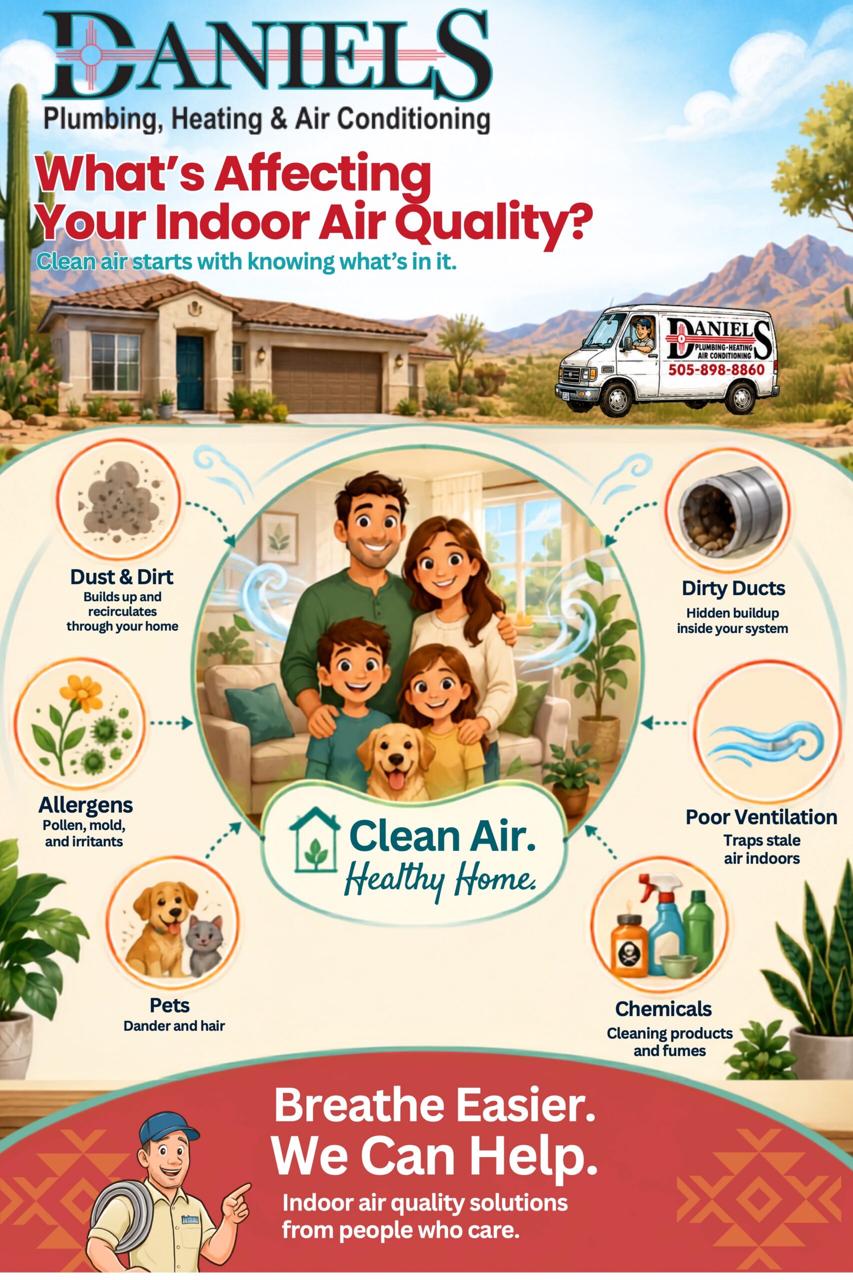 What's Affecting Your Indoor Air Quality Daniels Plumbing Heating and Air Conditioning